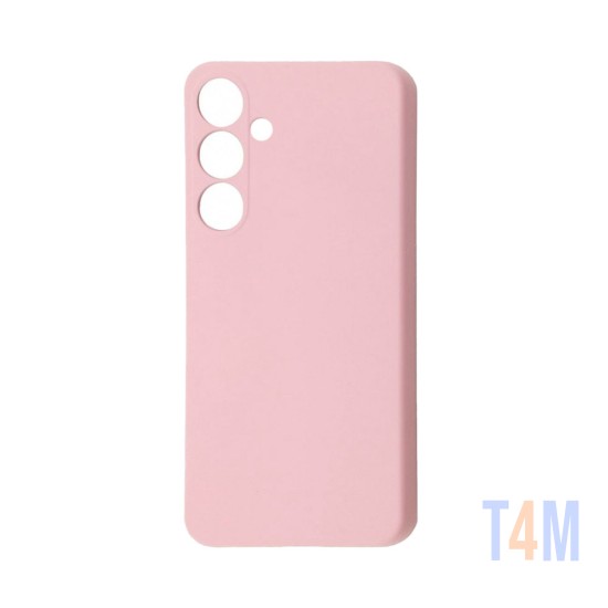 Silicone Case with Camera shield for Samsung Galaxy S24 Plus Pink